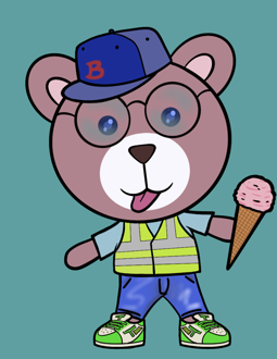 Best Polygon NFT Collection on Opensea - Jolly Teddy Party #9544
