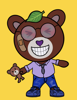 Best Polygon NFT Collection on Opensea - Jolly Teddy Party #957
