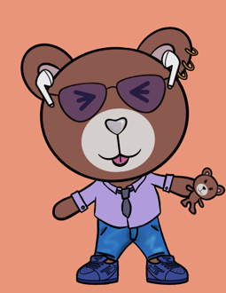 Best Polygon NFT Collection on Opensea - Jolly Teddy Party #9611