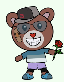 Best Polygon NFT Collection on Opensea - Jolly Teddy Party #9613