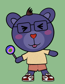 Best Polygon NFT Collection on Opensea - Jolly Teddy Party #9618