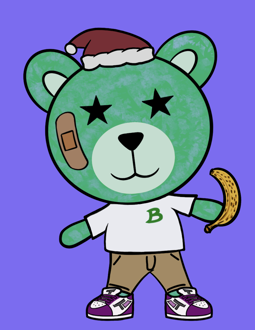 Best Polygon NFT Collection on Opensea - Jolly Teddy Party #9623