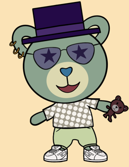 Best Polygon NFT Collection on Opensea - Jolly Teddy Party #9624