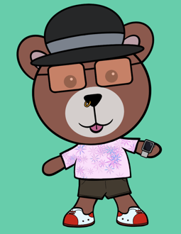 Best Polygon NFT Collection on Opensea - Jolly Teddy Party #9625