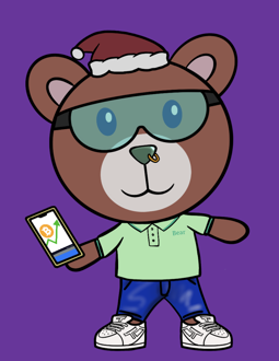 Best Polygon NFT Collection on Opensea - Jolly Teddy Party #9642