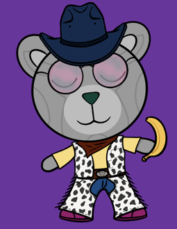 Best Polygon NFT Collection on Opensea - Jolly Teddy Party #9643