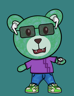 Best Polygon NFT Collection on Opensea - Jolly Teddy Party #965