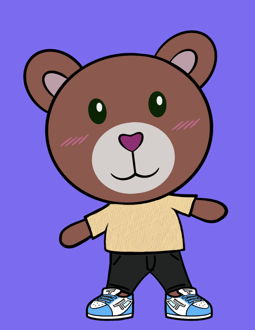 Best Polygon NFT Collection on Opensea - Jolly Teddy Party #9651