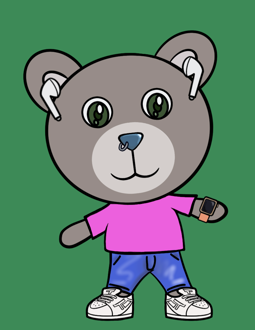 Best Polygon NFT Collection on Opensea - Jolly Teddy Party #9653