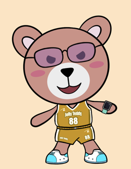 Best Polygon NFT Collection on Opensea - Jolly Teddy Party #9656