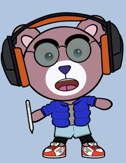 Best Polygon NFT Collection on Opensea - Jolly Teddy Party #9660