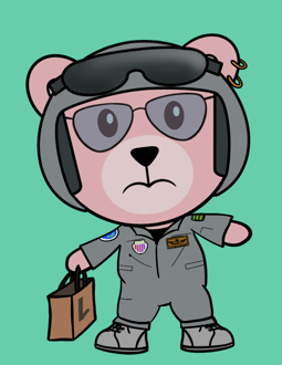 Best Polygon NFT Collection on Opensea - Jolly Teddy Party #9664