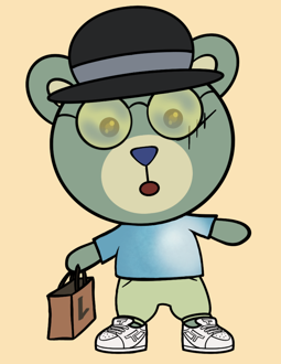 Best Polygon NFT Collection on Opensea - Jolly Teddy Party #9666