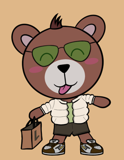 Best Polygon NFT Collection on Opensea - Jolly Teddy Party #9682