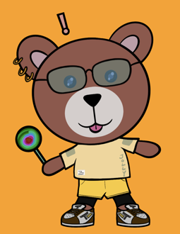 Best Polygon NFT Collection on Opensea - Jolly Teddy Party #9685