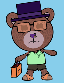 Best Polygon NFT Collection on Opensea - Jolly Teddy Party #9690