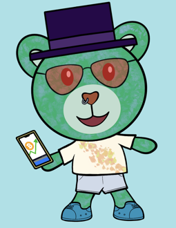 Best Polygon NFT Collection on Opensea - Jolly Teddy Party #9692