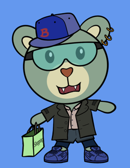 Best Polygon NFT Collection on Opensea - Jolly Teddy Party #9700