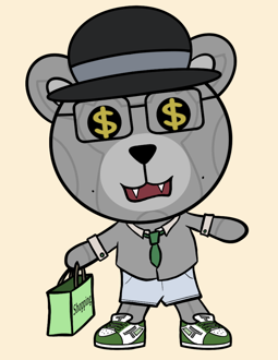 Best Polygon NFT Collection on Opensea - Jolly Teddy Party #974