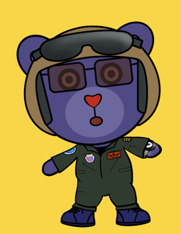 Best Polygon NFT Collection on Opensea - Jolly Teddy Party #9759