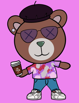 Best Polygon NFT Collection on Opensea - Jolly Teddy Party #9761