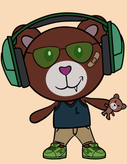 Best Polygon NFT Collection on Opensea - Jolly Teddy Party #9774