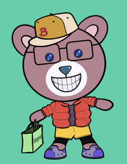 Best Polygon NFT Collection on Opensea - Jolly Teddy Party #9779