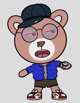 Best Polygon NFT Collection on Opensea - Jolly Teddy Party #9780