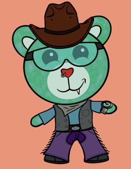 Best Polygon NFT Collection on Opensea - Jolly Teddy Party #9781