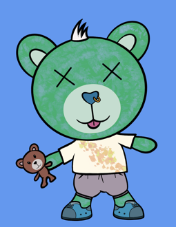 Best Polygon NFT Collection on Opensea - Jolly Teddy Party #9782