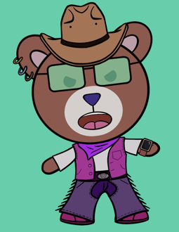 Best Polygon NFT Collection on Opensea - Jolly Teddy Party #9788