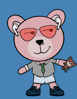 Best Polygon NFT Collection on Opensea - Jolly Teddy Party #9794