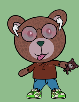 Best Polygon NFT Collection on Opensea - Jolly Teddy Party #982