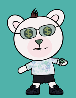 Best Polygon NFT Collection on Opensea - Jolly Teddy Party #984