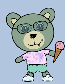 Best Polygon NFT Collection on Opensea - Jolly Teddy Party #9876