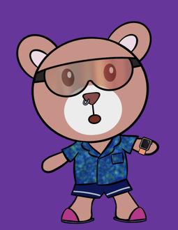 Best Polygon NFT Collection on Opensea - Jolly Teddy Party #988