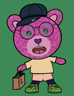 Best Polygon NFT Collection on Opensea - Jolly Teddy Party #989