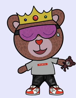 Best Polygon NFT Collection on Opensea - Jolly Teddy Party #994